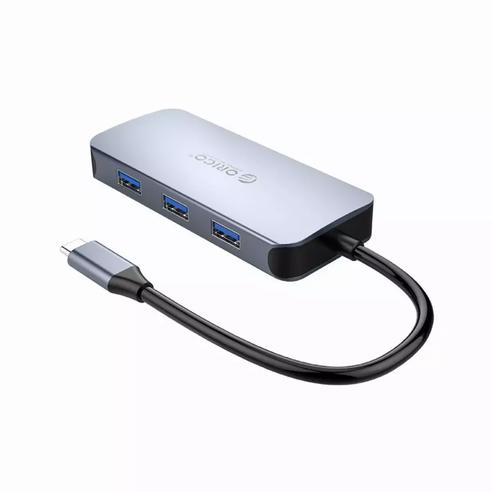 Stație de docking Orico Docking Station Type-C Power Distribution 3.0 100W - LAN, HDMI, Type-C x 1, USB3.0 x 3 - MC-U602P