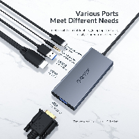 Докинг станция Orico Docking Station Type-C Power Distribution 60W - HDMI, Type-C x 1, USB3.0 x 1, VGA, Audio -  MC-U501P