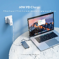 Докинг станция Orico Docking Station Type-C Power Distribution 60W - HDMI, Type-C x 1, USB3.0 x 1, VGA, Audio -  MC-U501P