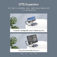 Докинг станция Orico Docking Station Type-C Power Distribution 60W - HDMI, Type-C x 1, USB3.0 x 1, VGA, Audio -  MC-U501P