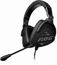 Геймърски слушалки ASUS ROG Delta S Animate USB-C AniMe Matrix display Quad DAC - 90YH037M-B2UA00