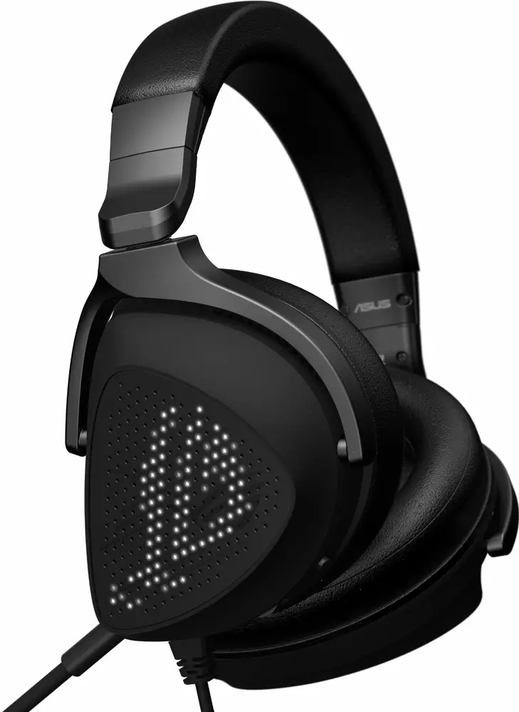 Геймърски слушалки ASUS ROG Delta S Animate USB-C AniMe Matrix display Quad DAC - 90YH037M-B2UA00