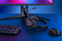 Геймърски слушалки ASUS ROG Delta S Animate USB-C AniMe Matrix display Quad DAC - 90YH037M-B2UA00