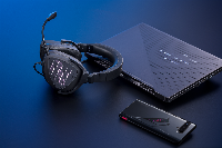 Геймърски слушалки ASUS ROG Delta S Animate USB-C AniMe Matrix display Quad DAC - 90YH037M-B2UA00