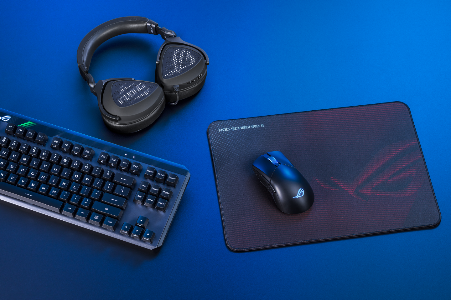 Геймърски слушалки ASUS ROG Delta S Animate USB-C AniMe Matrix display Quad DAC - 90YH037M-B2UA00