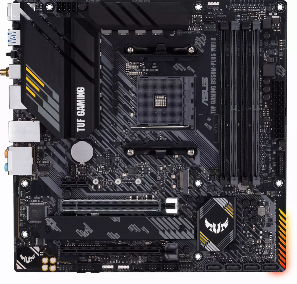 Дънна платка ASUS TUF GAMING B550M-PLUS WIFI II AM4