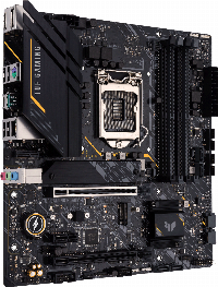 Дънна платка ASUS TUF GAMING B560M-E, Intel LGA 1200, mATX, 4x DDR4, dual M.2, PCIe 4.0, Aura Sync RGB Lighting, Addressable RGB