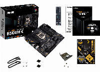 Дънна платка ASUS TUF GAMING B560M-E, Intel LGA 1200, mATX, 4x DDR4, dual M.2, PCIe 4.0, Aura Sync RGB Lighting, Addressable RGB