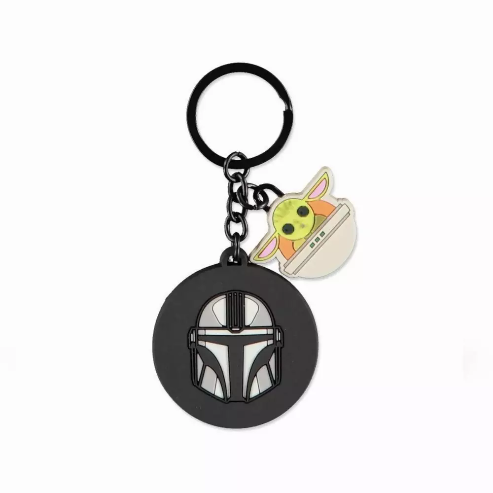 Ключодържател The Mandalorian - Rubber Keychain, Difuzed