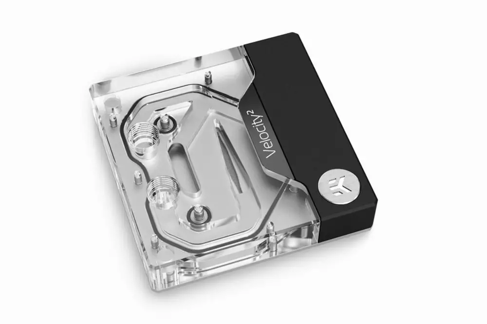 Воден блок за процесор EK-Quantum Velocity² D-RGB - 1700 Nickel + Plexi
