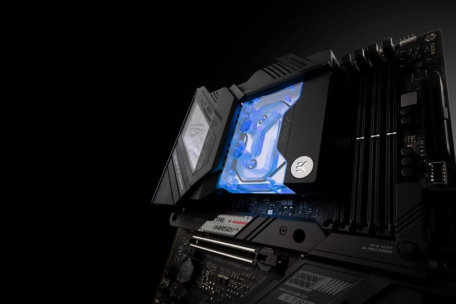 Воден блок за процесор EK-Quantum Velocity² D-RGB - 1700 Nickel + Plexi