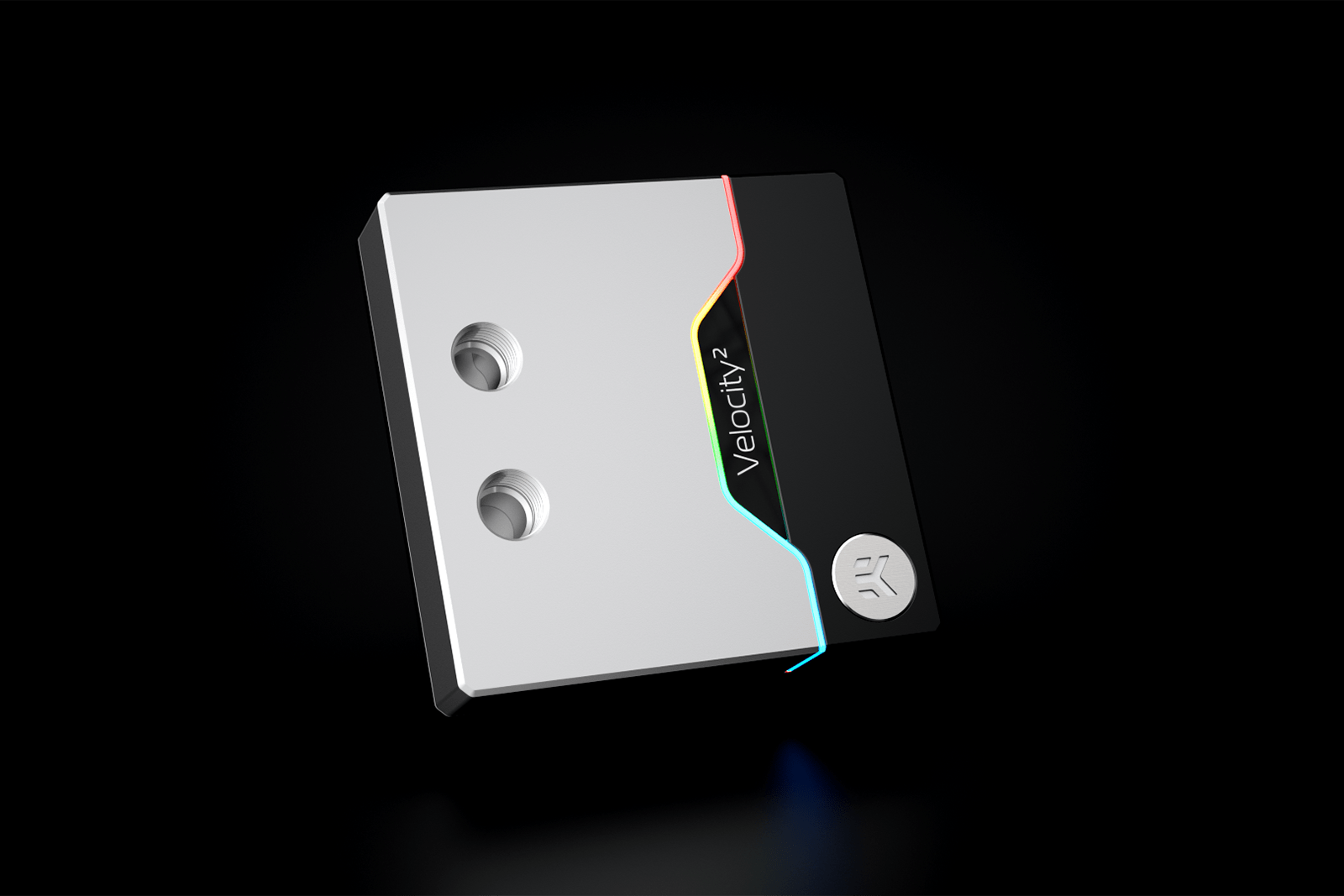 Воден блок за процесор EK-Quantum Velocity² D-RGB - 1700 Nickel + Satin Titanium