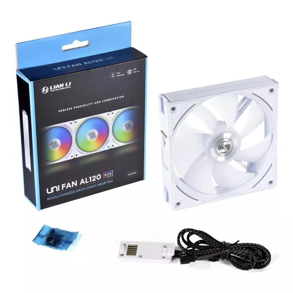 Вентилатор Lian Li UNI AL120 ARGB White