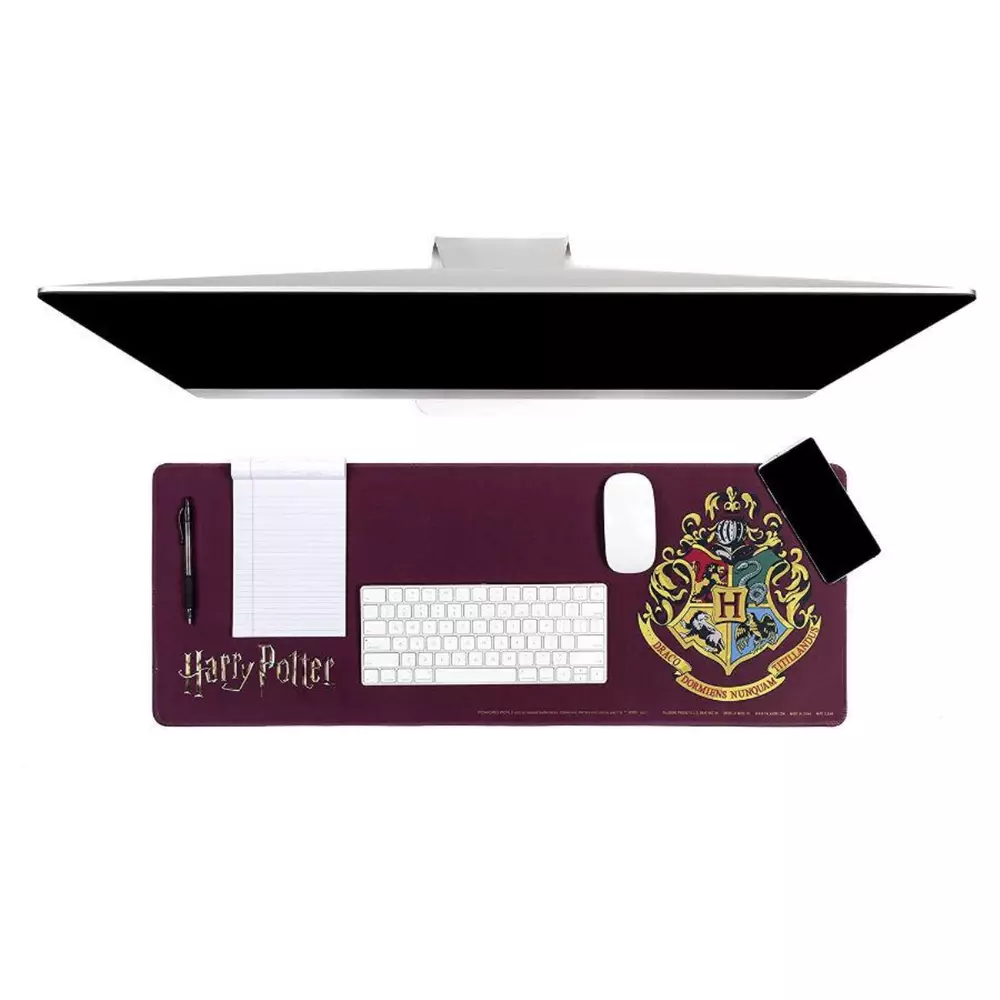 Пад за мишка Paladone Harry Potter - Hogwarts Crest Desk Mat 790x300