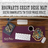 Пад за мишка Paladone Harry Potter - Hogwarts Crest Desk Mat 790x300