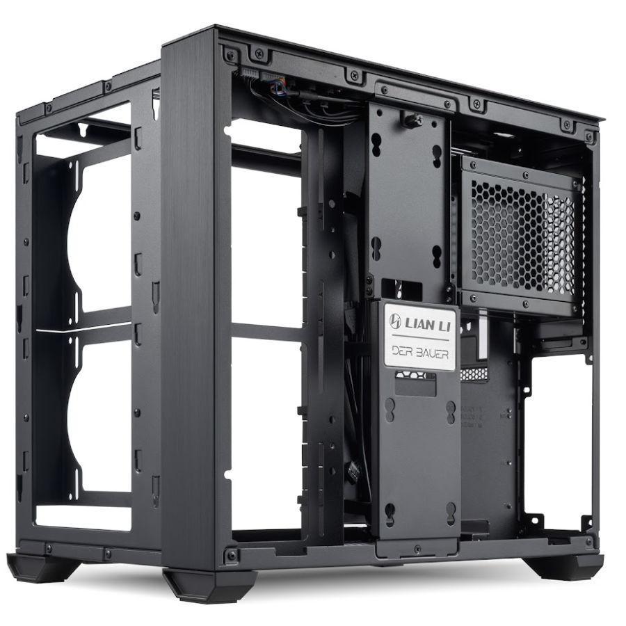 Кутия Lian Li O11 Air Mini Tower Tempered Glass Black