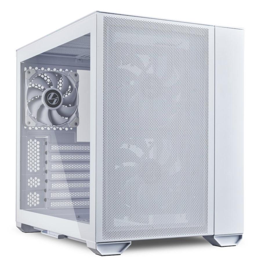 Кутия Lian Li O11 Air Mini Tower Tempered Glass White