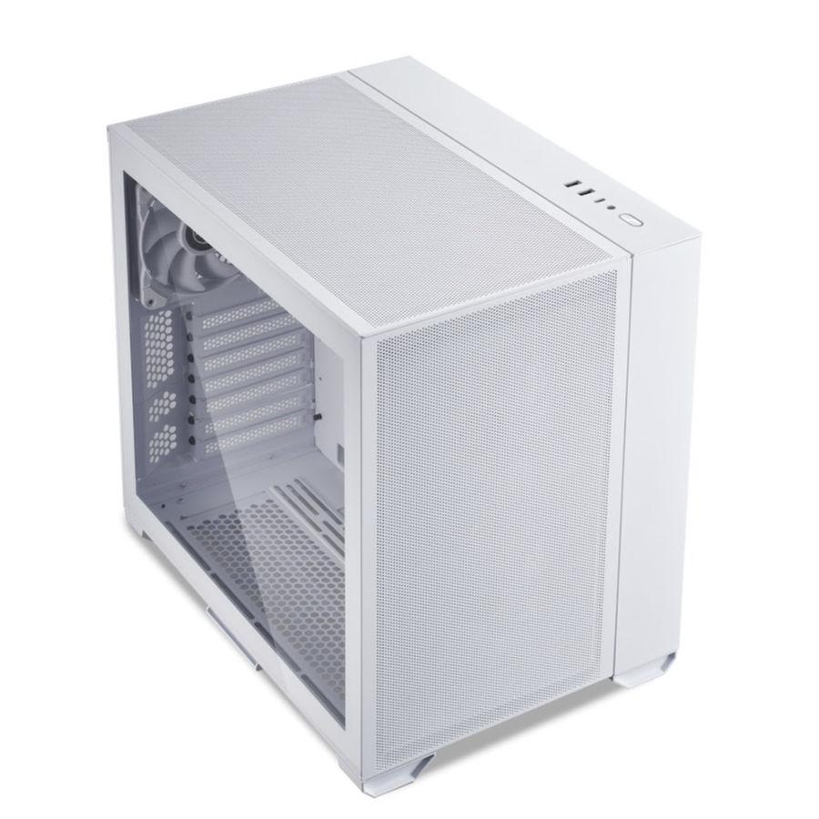 Кутия Lian Li O11 Air Mini Tower Tempered Glass White