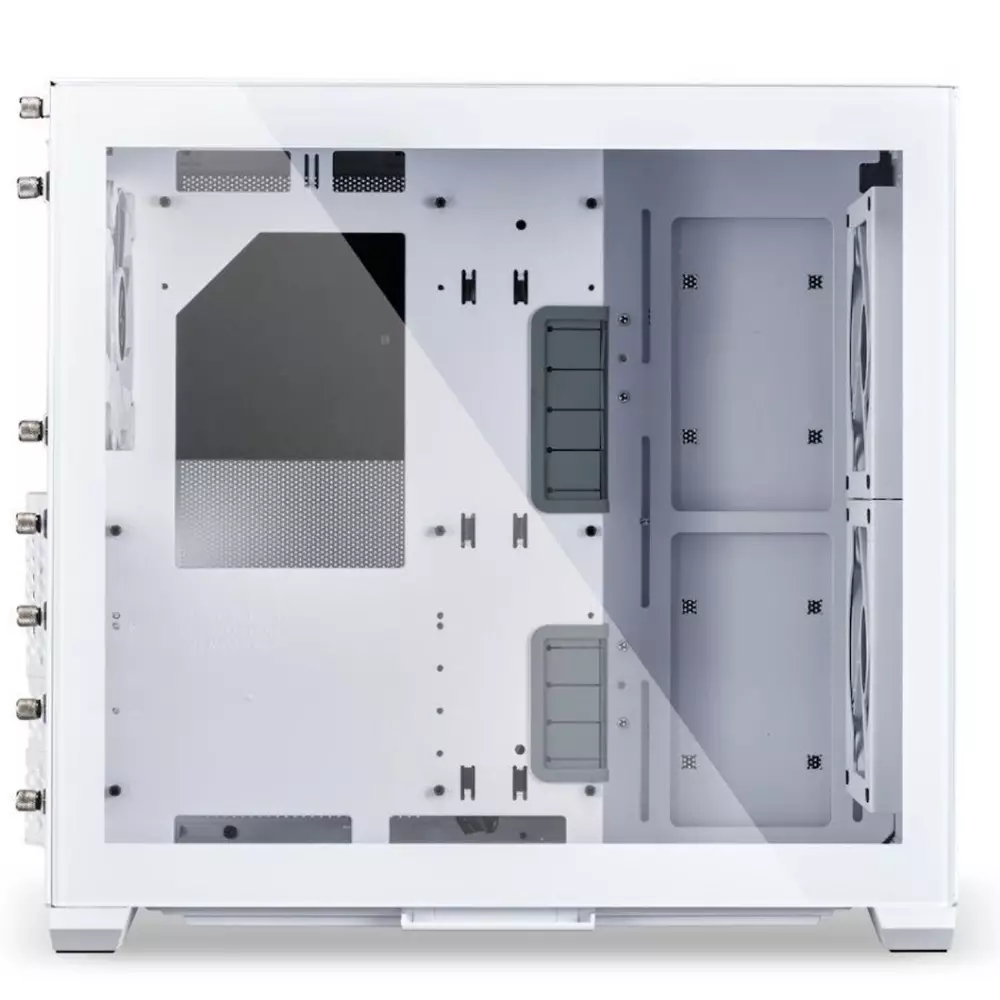 Кутия Lian Li O11 Air Mini Tower Tempered Glass White