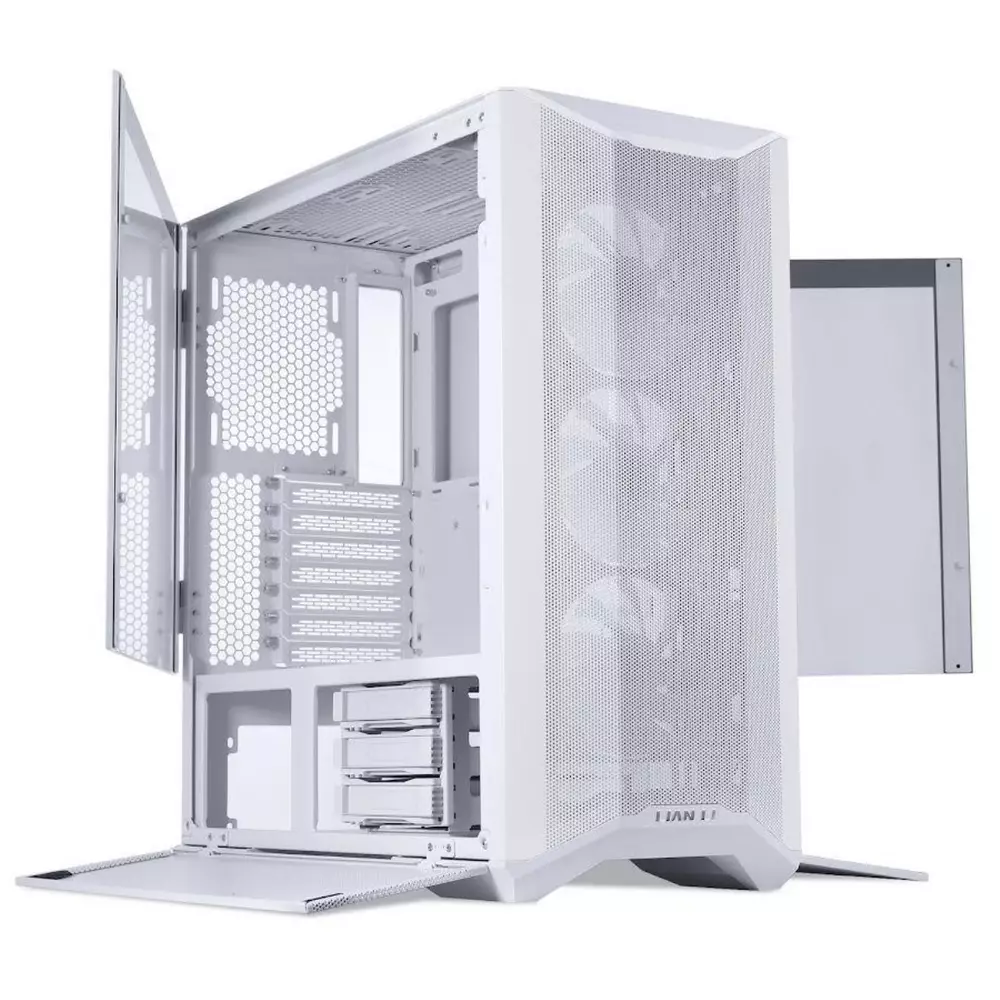 Кутия Lian Li LANCOOL II Mesh C Snow Mid-Tower Tempered Glass DRGB White
