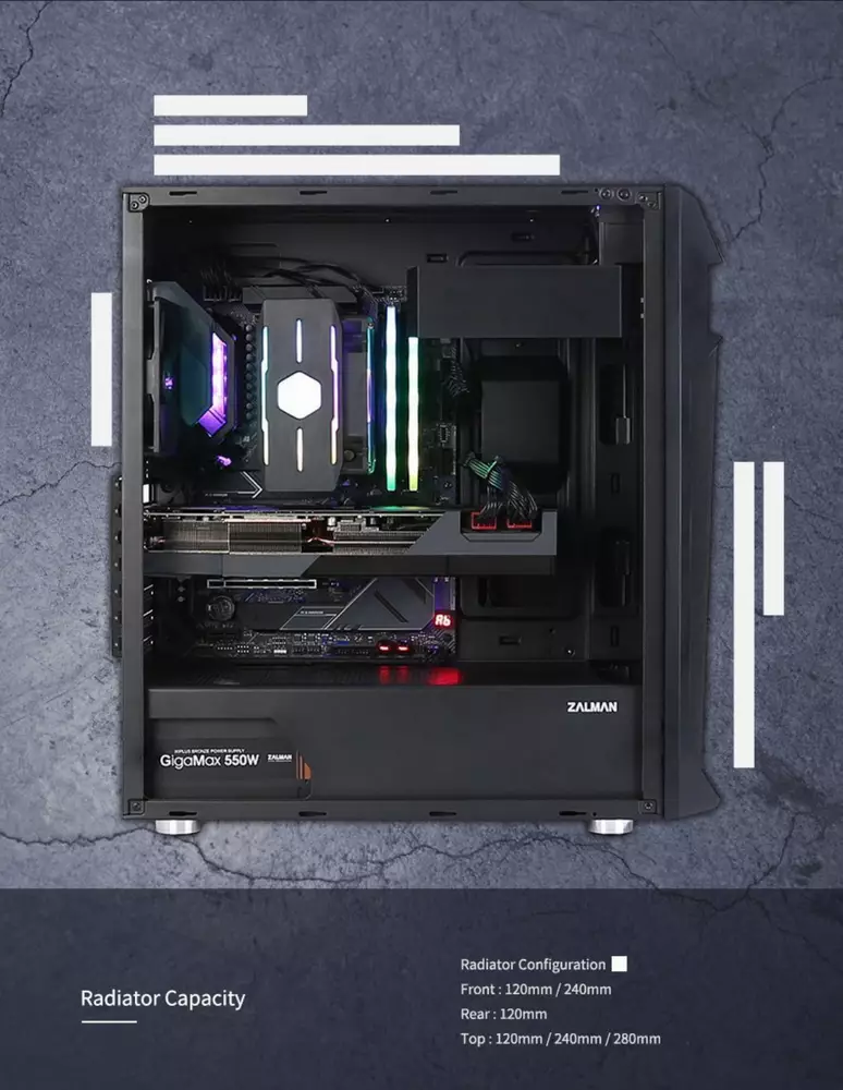 Кутия Zalman Z1 Plus Case ATX - ZM-Z1-PLUS