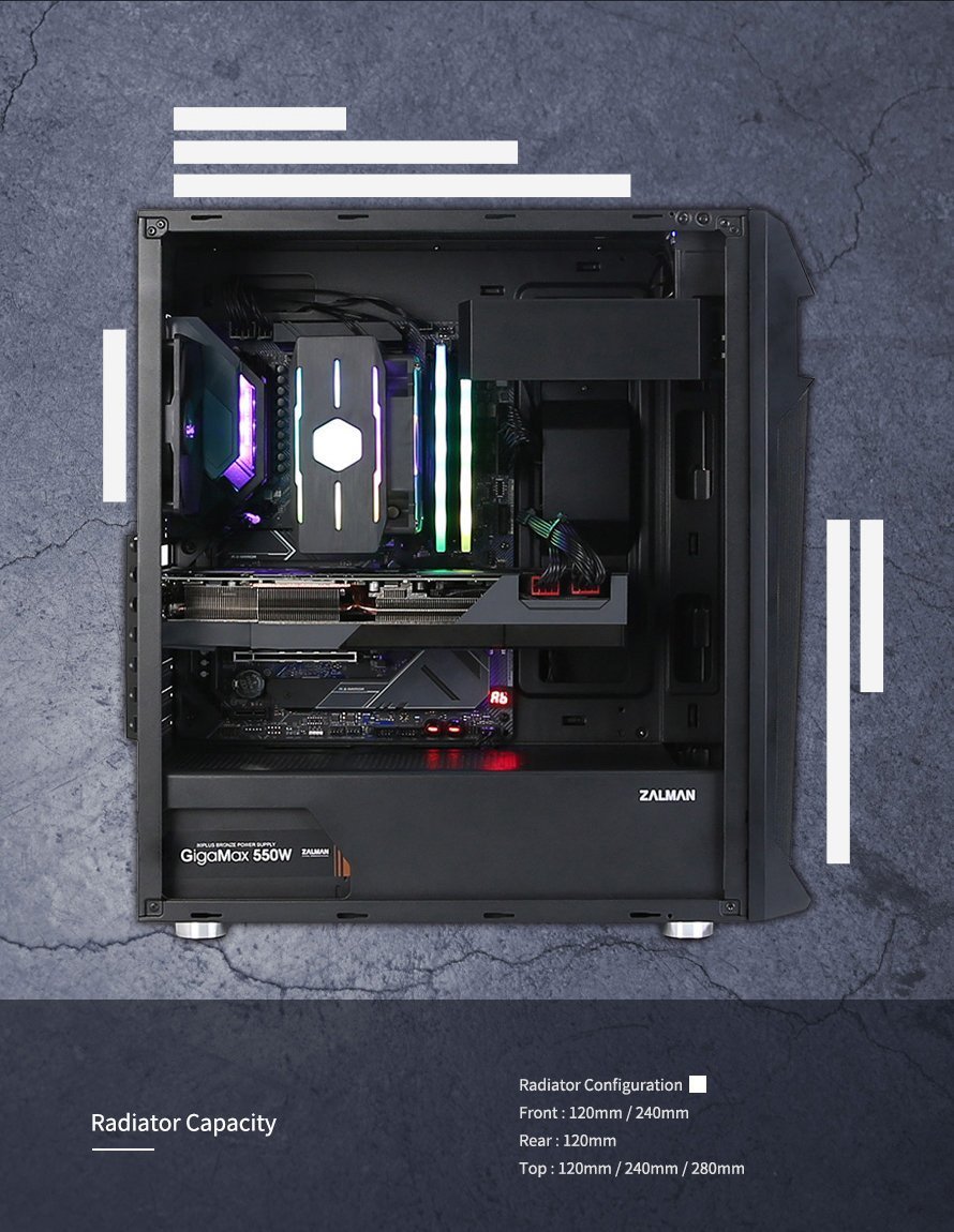 Кутия Zalman Z1 Plus Case ATX - ZM-Z1-PLUS   