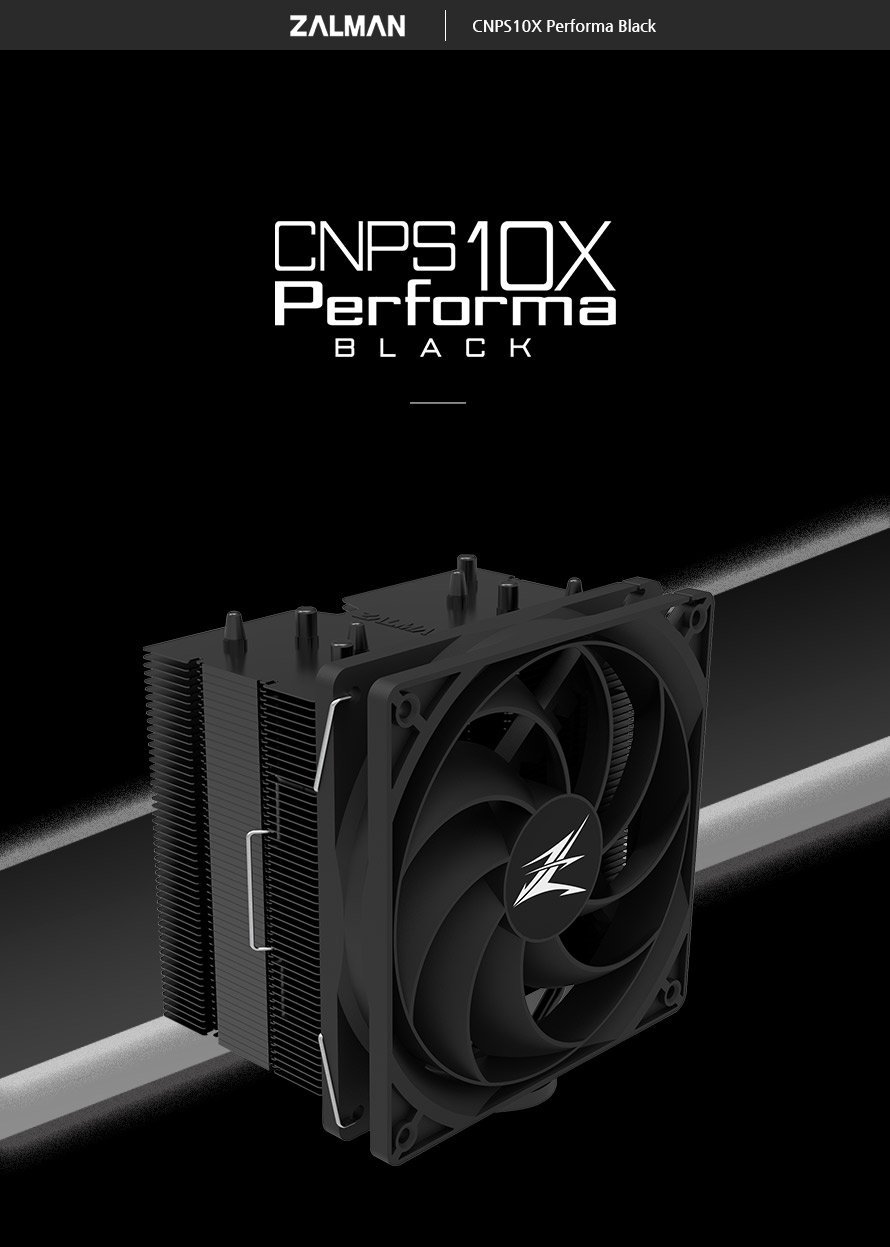 Охладител за процесор Zalman CNPS10X Performa CPU Cooler Black