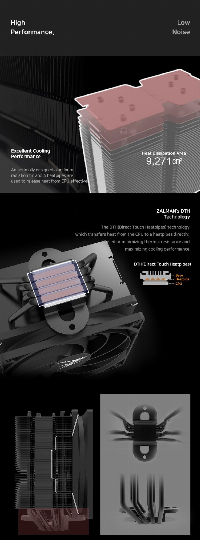Охладител за процесор Zalman CNPS10X Performa CPU Cooler Black