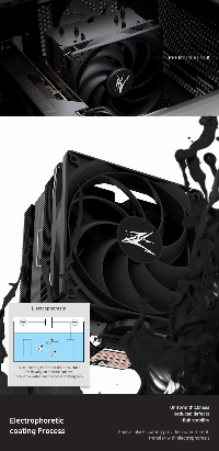 Охладител за процесор Zalman CNPS10X Performa CPU Cooler Black