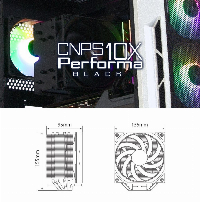 Охладител за процесор Zalman CNPS10X Performa CPU Cooler Black