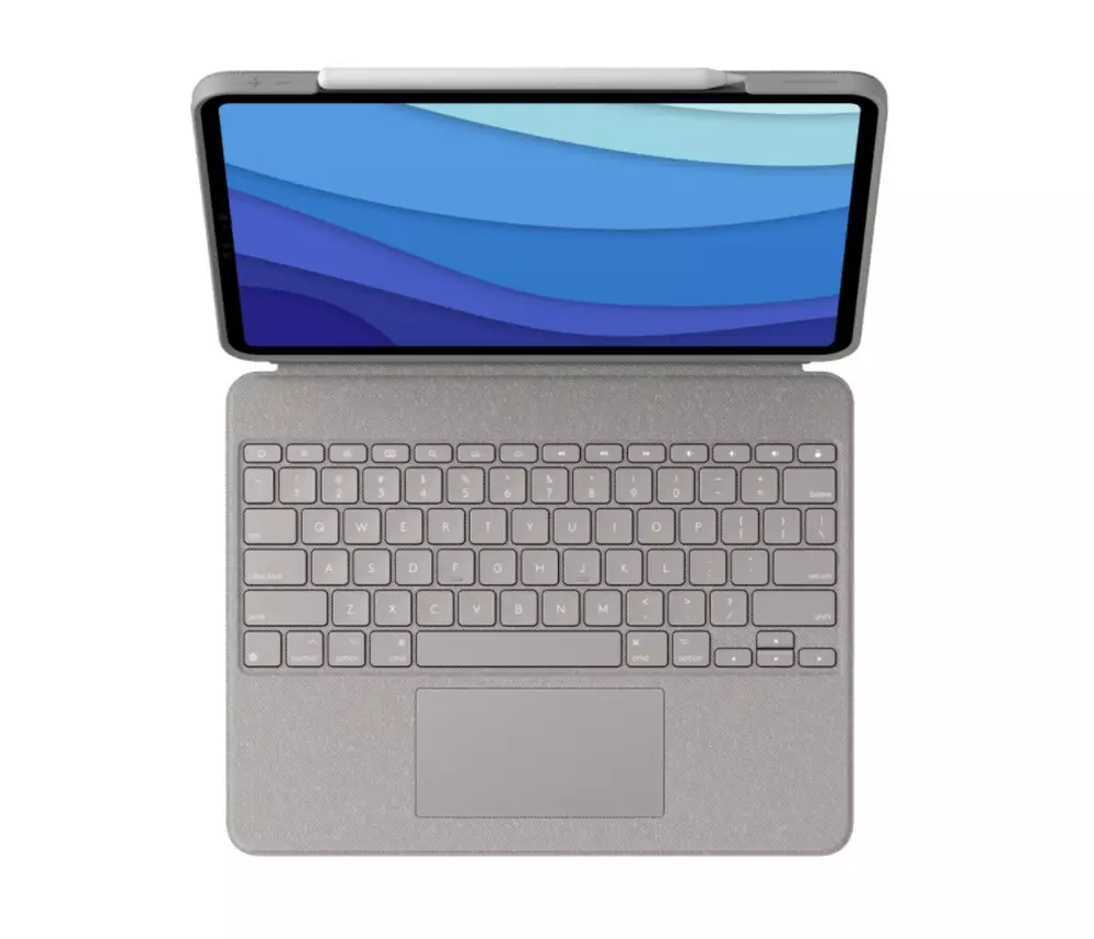 Клавиатура Logitech Combo Touch for iPad Pro 11-inch Sand US INTNL - 920-010256