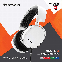 Геймърски слушалки SteelSeries Arctis 3 White 2019 Edition