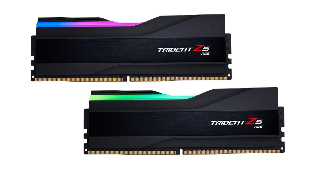 Памет G.SKILL Trident Z5 Black RGB 32GB (2x16GB) DDR5 6000MHz CL36 - F5-6000J3636F16GX2-TZ5RK