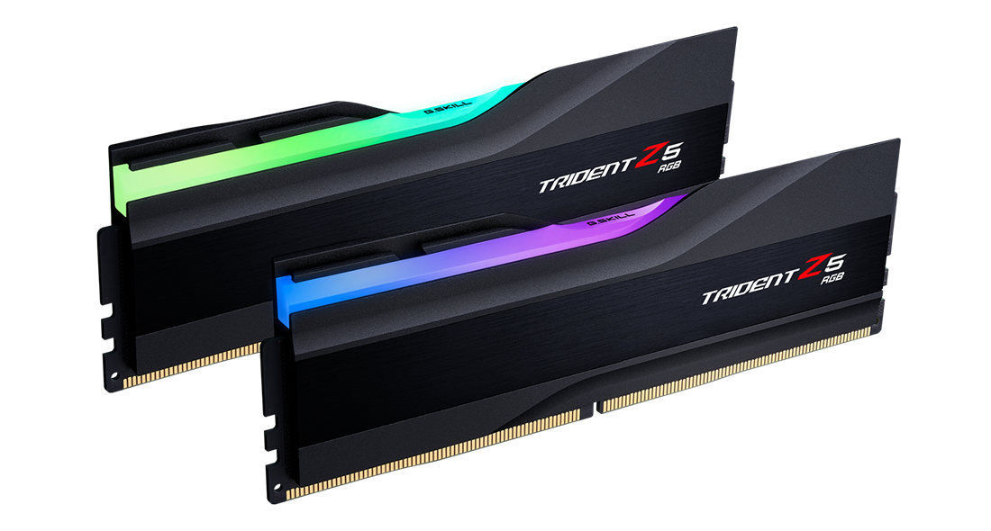Памет G.SKILL Trident Z5 Black RGB 32GB (2x16GB) DDR5 6000MHz CL36 - F5-6000J3636F16GX2-TZ5RK