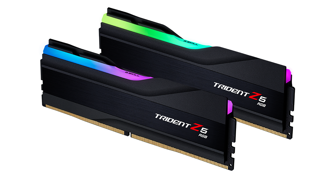 Памет G.SKILL Trident Z5 Black RGB 32GB (2x16GB) DDR5 6000MHz CL36 - F5-6000J3636F16GX2-TZ5RK