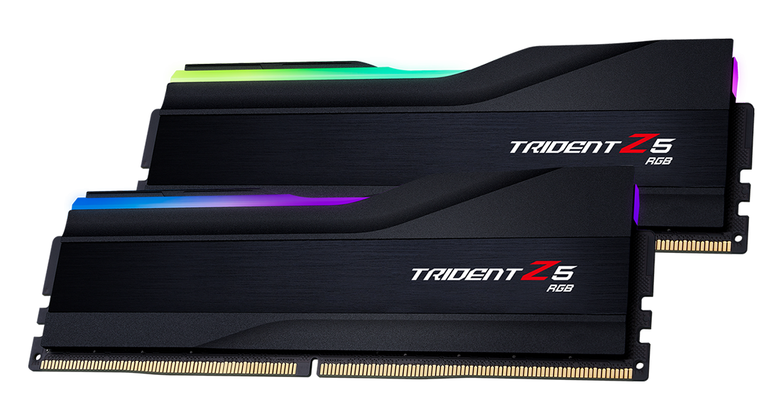 Памет G.SKILL Trident Z5 Black RGB 32GB (2x16GB) DDR5 6000MHz CL36 - F5-6000J3636F16GX2-TZ5RK