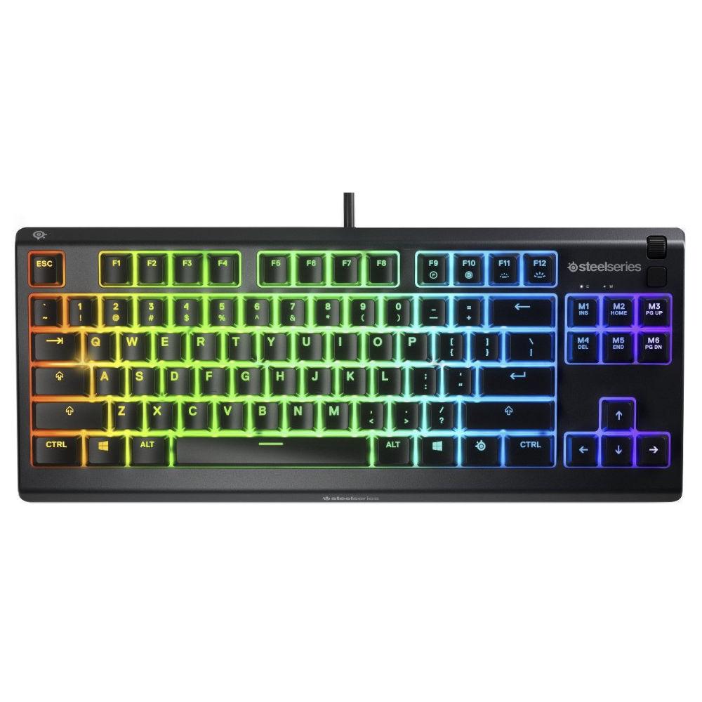 Геймърскa клавиатура SteelSeries Apex 3 TKL Quiet Switch