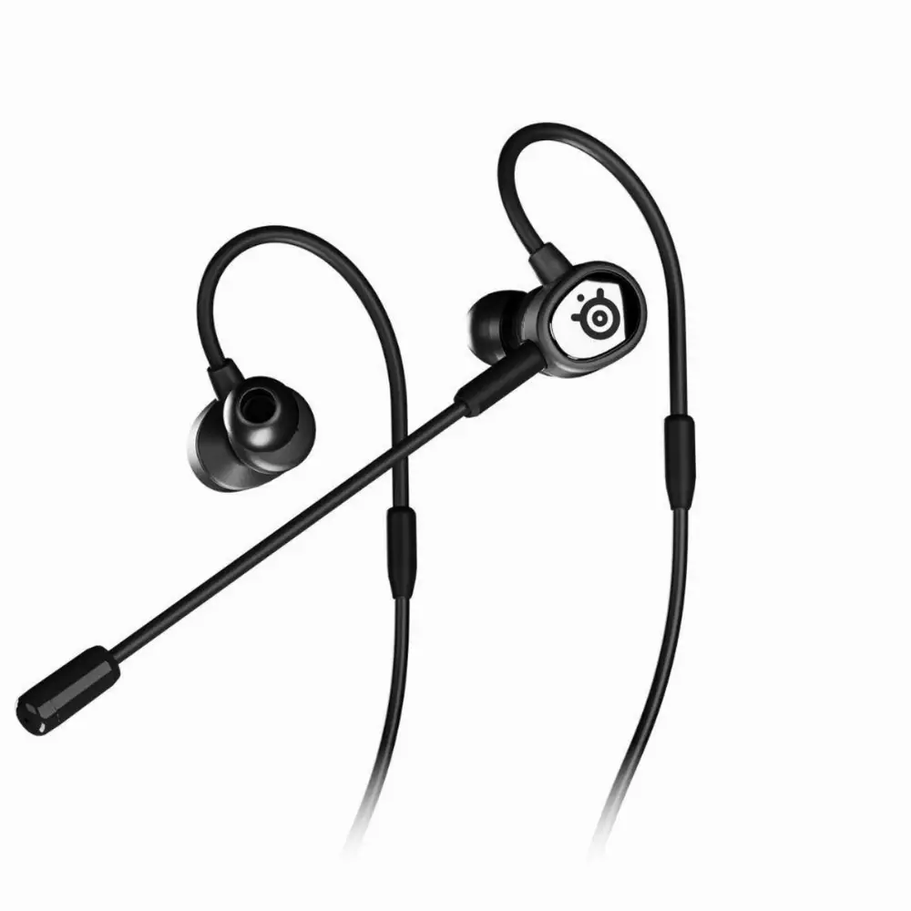 Геймърски слушалки тапи с микрофон Steelseries Tusq Black