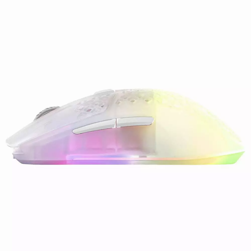 Геймърска мишка SteelSeries Aerox 3 Wireless (2022) Ghost