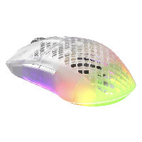 Геймърска мишка SteelSeries Aerox 3 Wireless (2022) Ghost