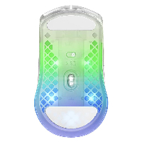 Геймърска мишка SteelSeries Aerox 3 Wireless (2022) Ghost