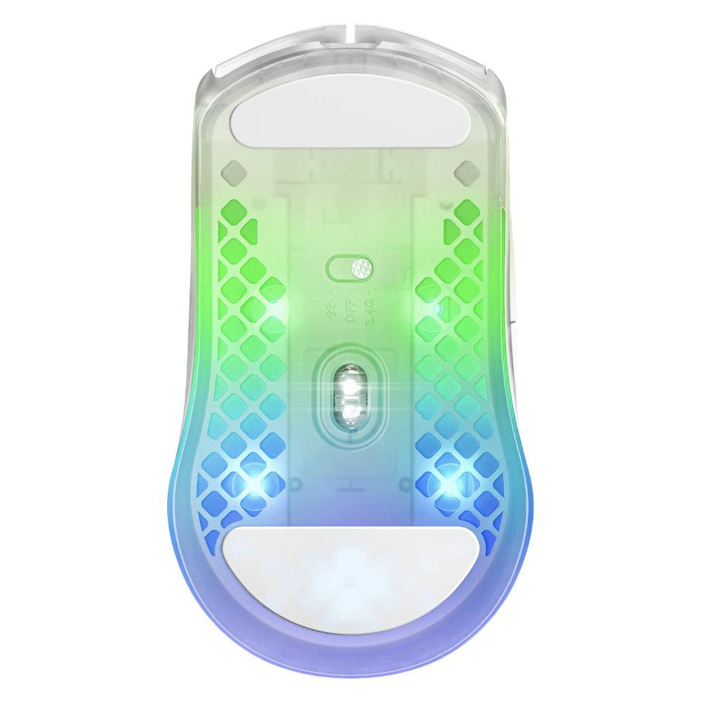 Геймърска мишка SteelSeries Aerox 3 Wireless (2022) Ghost