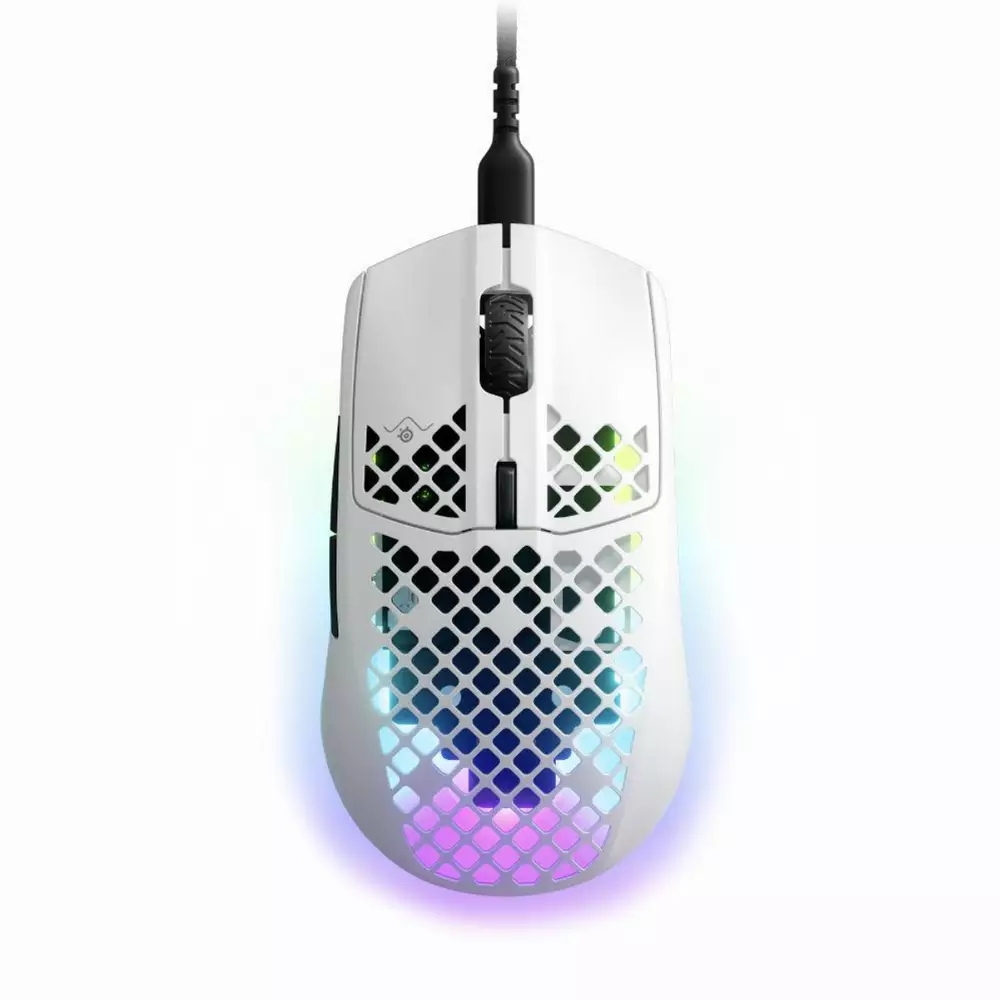 Геймърска мишка SteelSeries Aerox 3 (2022) Snow