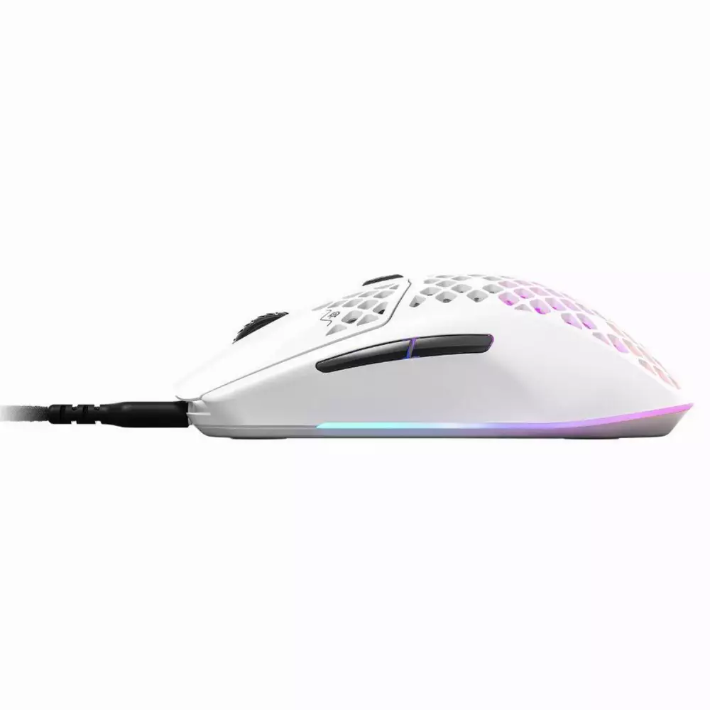 Геймърска мишка SteelSeries Aerox 3 (2022) Snow
