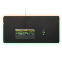 Геймърски пад SteelSeries QcK Prism Cloth 3XL, RGB, Черен
