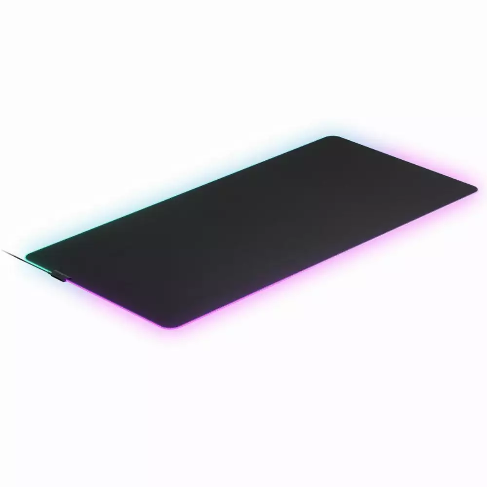 Геймърски пад SteelSeries QcK Prism Cloth 3XL, RGB, Черен