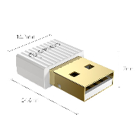 Блутут адаптер Orico BTA-508-WH Bluetooth 5.0 USB Adapter White 
