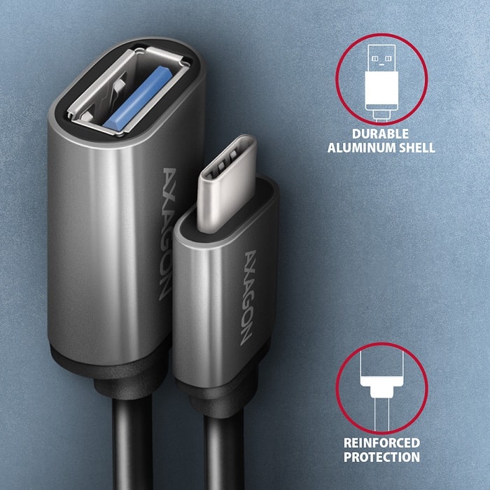 Адаптер AXAGON RUCM-AFAC USB Type-C to USB Type-A  