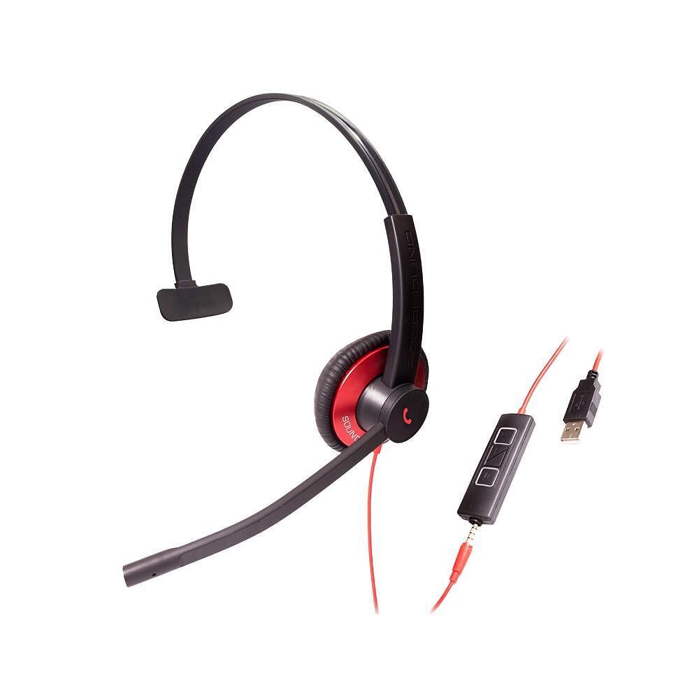Слушалки Addasound EPIC 501 Mono, UC, черни