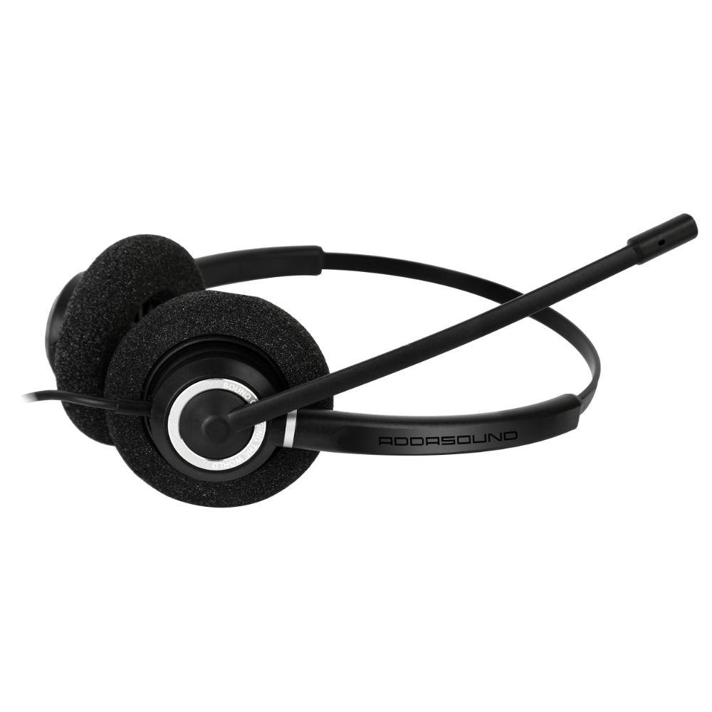 Слушалки Addasound Crystal 2732 Duo, UC, черни